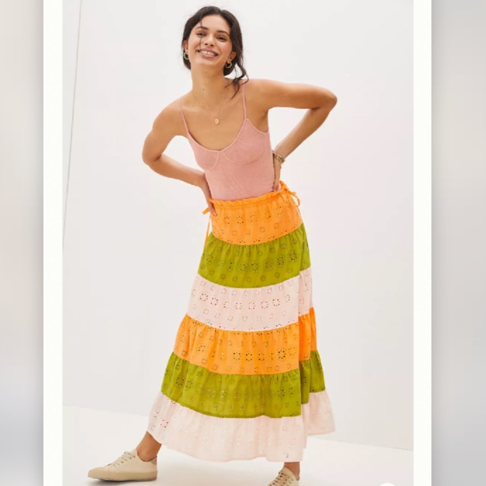 NWT Anthropologie Hutch Fantine Maxi Skirt
